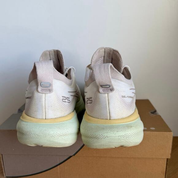 ASICS Gel-Nimbus 25 'Cream Fawn' Women Running Sneakers- SZ 10.5 - Picture 3 of 14